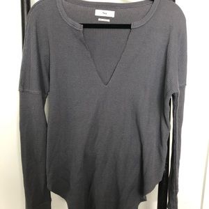 TNA Grey/Blue Thermal Top